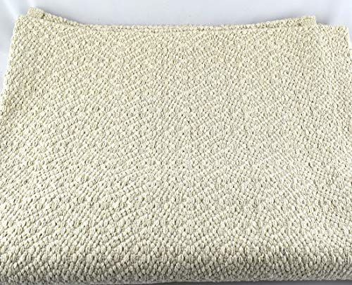 Indra Alfombra de algodón reciclado beige 90 x 150 cm