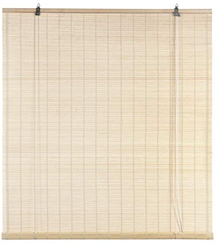 Tapparella avvolgibile Bambù mod Orchidea 100x160cm Tenda a rullo Bamboo Arredamento Casa Stile Protezione Luce STI