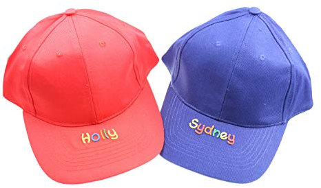 mein-name Kinder Baseball Cap Kappe Kindermütze Jungenmütze Mädchenmütze Personalisiert (Blau)