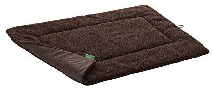 HUNTER Fully kuschelige Hundematte, mit Rutschfester Unterseite Farbe braun, Größe XL