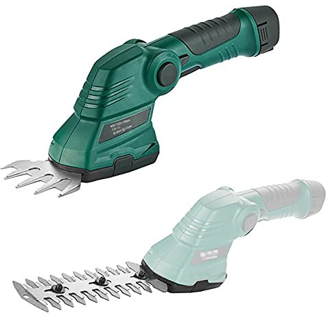 LJJ Tijeras Cortacésped,Recortabordes Bateria, Cortabordes con Batería, para Cortar Hierba y Podar Arbustos,Withoutrod