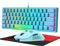 60 Prozent Mini Gaming Tastatur Und Maus Set Blau, QWERTY Layout RGB Regenbogen LED Beleuchtet Mechanische Gefühl Ergonomische Tastatur, 12000 DPI Bienenwabe Maus USB Verkabelt Fã¼r PC Laptop