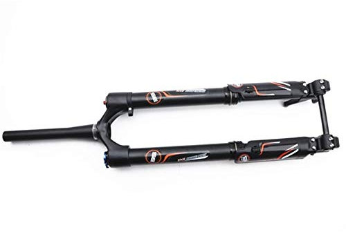 USD-6 Travel 120-160mm Internal Adjustment Downhill Mountain Bike Air Suspension Fork Dual Brake Steerer for 26 27.5 inch (Color : DNM USD 6)