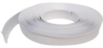 Battiscopa flessibile in PVC di alta qualità MadeInNature®/bianco, grigio chiaro, grigio scuro, nero, altezza 60 mm o 120 mm/lunghezza a scelta (altezza 60 mm x 6 m, bianco)