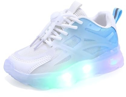 Zapatillas De Deporte For Niños, Zapatos Iluminados For Niños Y Niñas Zapatillas De Deporte LED Luminosas Y Brillantes Zapatos Intermitentes Casuales For Correr For Primavera Y Verano Antideslizantes