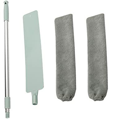 QTANZIQI Reinigungsbürste, Lange Staubwedel-Reinigungsbürste, Teleskop-Mikrofaser-Staubfänger, Reinigung, Staubreiniger, Werkzeuge, Artefakt-Staubwedel, Scheuerbürsten für die Reinigung (Farbe: 2