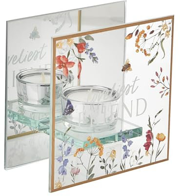 Oaktree Gifts The Cottage Garden Tea Light Holder Loveliest Friend
