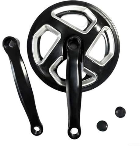 Fahrrad-Kurbelgarnitur, 42 Zähne, 152 mm, Kettenblatt mit Kettenabdeckung für Mountainbike, Rennrad