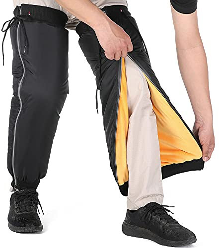 Crepundia Universal Scooter Apron Leg Cover, 70CM Winter Motorcycle Knee Pads Thicken Warm Waterproof Windshield Quilt Waterproof Leg Cover Cycling Leg Warmer