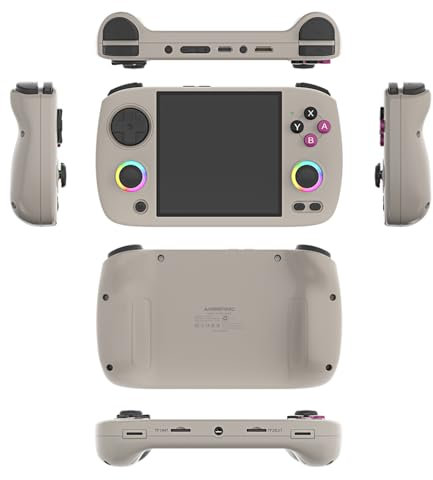 Meiurlex RG CubeXX Console di gioco portatile retrò Scheda TF integrata da 256 G con oltre 11000 giochi, Cortex-A53 Linux 64-bit H700 3.95 IPS Screen Console per videogiochi supporta uscita TV