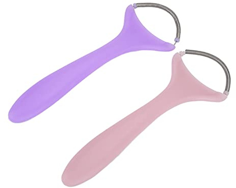 Fädel-Haarentfernung, 2 Stück, Feder-Gesichtshaarentferner, Haarentfernungswerkzeug, Epilierer für Frauen, Gesichtsepilierer für Oberlippe, Kinn, Wangen und Hals