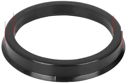 HFGDRH Anello Centratura Cerchione, Set di 4 Accessori for Auto, Anello centraggio for mozzo Ruota in plastica da 73,1 a 67, mm, Diametro Esterno dell'anello del =, Interno(67.1-57.1)