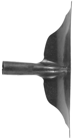 GAROZATION Pala la Pulizia Letame in Acciaio al Manganese 30 Cm, Raschietto Multifunzionale per Escrementi di Cavalli e Pollame, Strumento Resistente per Stalle e Fienili, Utensile