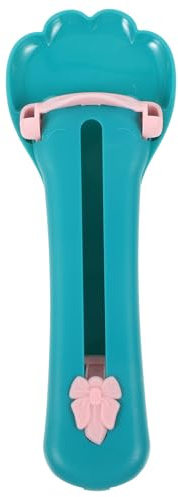 Cuillère de Pressage pour Stick Chat en Plastique Bleu, Forme Patte | Dosage Facile Nourriture, Accessoire Réutilisable pour Animaux de Compagnie, Outil D’alimentation Pratique