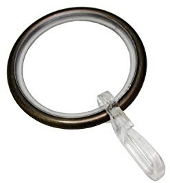 Gardinia - Anillas para barras de cortina de Ø 25 mm,10 piezas