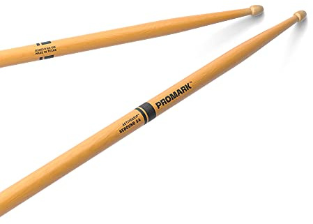 ProMark Rebound ActiveGrip R5AAGC 5A Drumsticks, Acorn-Spitze, Klar