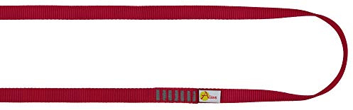 ALIENS Bandschlinge Open Sling (Bruchlast 22 kN/2200kg, 16 mm Breite) Verschiedene Längen in unterschiedlichen Farben, Farbe:120 cm rot