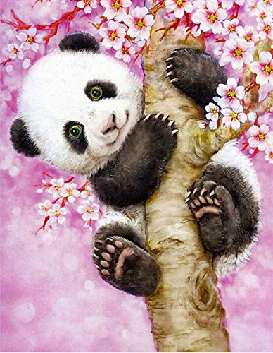 AYSUNJIE Puzzle 1000 Pièces Adulte Enfant Adultes en Bois Puzzles-Panda sur l'arbre-Cadeau Déco À La Maison Moderne Festival Bricolage Cadeau Jeu Intellectuel 75X50Cm