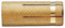 BATIFIX Taco de latón de expansión M4, M5, M6, M8, M10, M12, anclaje interior métrico (25, M6 x 23 mm)