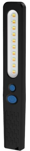 ANSMANN LED Werkstattlampe WL390R, kabellose Arbeitsleuchte, wiederaufladbar, mit Haltemagneten, perfekt für Werkstatt, Auto, Outdoor & Camping