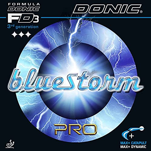 DONIC Belag Bluestorm Pro Farbe 2,3 mm, schwarz, Größe 2,3 mm, schwarz