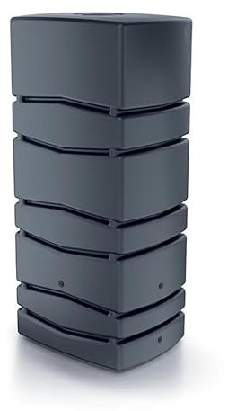 Ondis24 Aqua Tower - Serbatoio per acqua piovana da parete, 650 l, colore: antracite, con apertura di ispezione (650 litri)