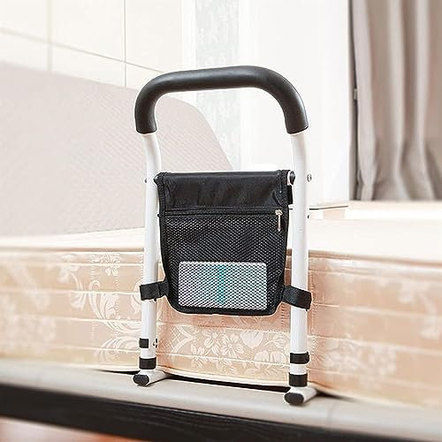 Bettgitter-Sicherheitsseitenschutz for ältere Erwachsene, Bettstützstange, Sturzschutz am Bett, Haltegriff, Mobilitätshilfe mit kostenloser Aufbewahrungstasche, passend for King Queen Full Twin