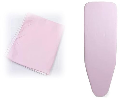 EMENAR 90x30cm Rosa Bügelbrett Bezug Ersatzbezug Mit Dicker Polsterung Baumwolle Bügelbrettbezug Universal Ärmelbügelbrett Bezug Für Bügelbretter