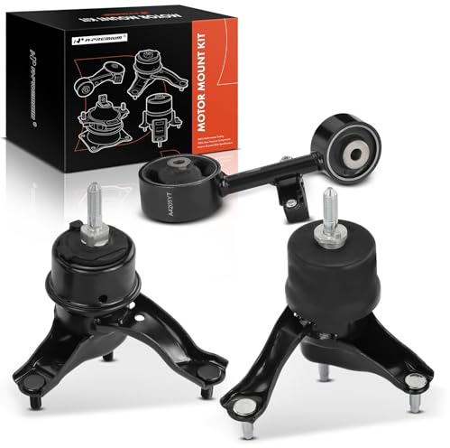 A-Premium Engine Motor Mount and Transmission Mount and Torque Strut Mount Kit Compatible with Toyota Highlander 2004-2007 & Lexus RX330 2004-2006, 3.3L, Automatic Transmission, GAS, 3-PC Set
