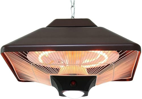 CIADAZ Terrassenstrahler elektrisch, Deckenstrahler Außenheizung, wasserdicht, für Innen- und Außenbereich, ideal für Infrarot-Halogenstrahler