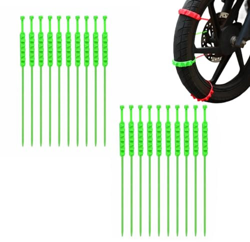 1 stücke Anti Schnee Ketten für Motorräder Anti Skid Reifen Ketten Notfall Schnee Reifen Ketten Universal Reifen Kabel Gürtel für Motorräder, Fahrräder