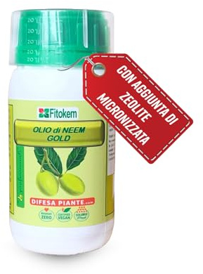 FITOKEM | OLIO DI NEEM GOLD 250ML BIOLOGICO | PER PIANTE ORTO
