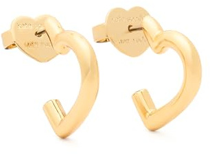 Kate Spade New York Heart You hoop earrings