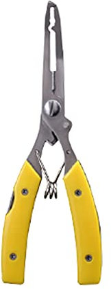 VEXDOSLE Lure Clamp Fishing Pliers Hook Multi-function Control Fishing Pliers Road Pliers Split Ring Pliers Lead Open Hook Fishing Tackle Wire Cutter Lure Pliers