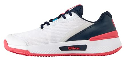 Wilson kvinnors intrigue PRO Clay tennissko, vit/marinblå blazer/dubarry, 7,5 UK, Vit marinblå kavaj Dubarry, 7.5 UK