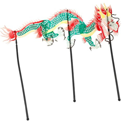 BESTonZON Selbstgemacht Schattenpuppenspiel Kinder Traditionelles Chinesisches Schattenspiel Leichtes Papierpuppenspiel Tanzrequisiten Tragbar Lernspielzeug