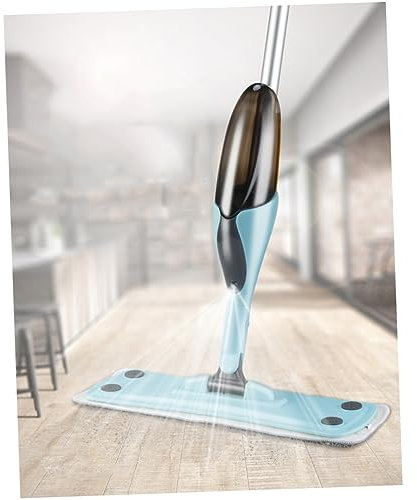 Vaguelly 360grado Trapeador De Pulverización para Suelos Mango Giratorio De Grados Trapeador De Microfibra para Limpieza De Cocina y Hogar para Pisos De Madera o Cerámica