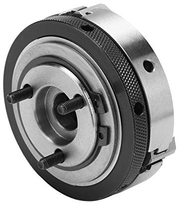 BRRNOO Plato de Torno de Madera, Plato de Torno 80 mm de Diámetro, de 3 Garras Manual para Torno Industrial