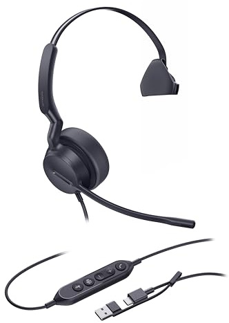 Yealink Headset UH42 Mono Teams USB-C/A