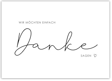DebbysKreativkram Karte Wir möchten einfach DANKE sagen | A6 (1 Karte) | Grußkarte Danke | Dankeskarte | Postkarte Dankeschön | Geschenk für Erzieher, Lehrer, Trainer, Freunde zum Abschied