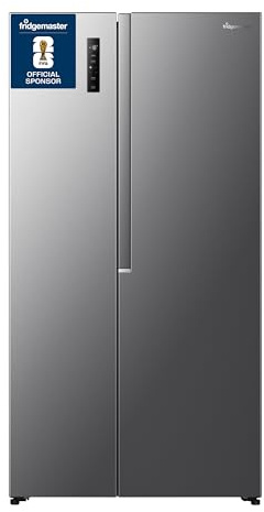 Fridgemaster American Fridge Freezer - Silver - E Rated