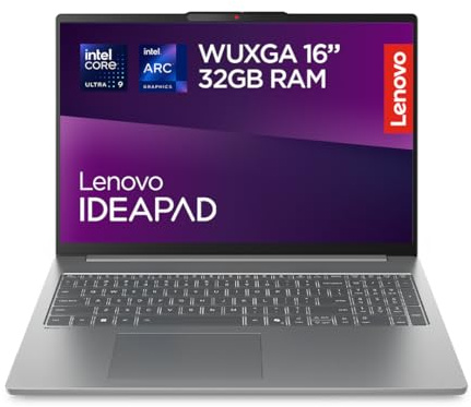 Lenovo IdeaPad Slim 5i Notebook - Intel Core Ultra 9 185H, RAM 32GB, 1TB SSD, Grafica Intel Arc Integrata, Display 16 pollici WUXGA (1920x1200) IPS, Windows 11 Home - Lunar Grey