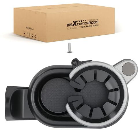 maXpeedingrods Getränkehalter Becherhalter Einsatz für Smart Fortwo 2007 2008 2009 2010 2011 2012 2013 2014 A4518100370 Auto ABS Kunststoff Schwarz vorne