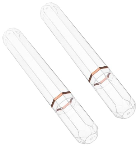 Beatifufu Tubo Porta Sigari da Viaggio 2 Pezzi in Plastica per Sigaro | Chiusura Ermetica, Controllo Umidità, Uso Versatile per Attività All'aperto e Spostamenti