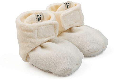 GRÜNSPECHT Baby-Wärmesöckchen, mit Rapssamen gefüllte Babysöckchen für warme Füße, für Mikrowelle & Backofen, Geschenk Geburt, Größe 1: 0-6 Monate, weiß (135-V1)