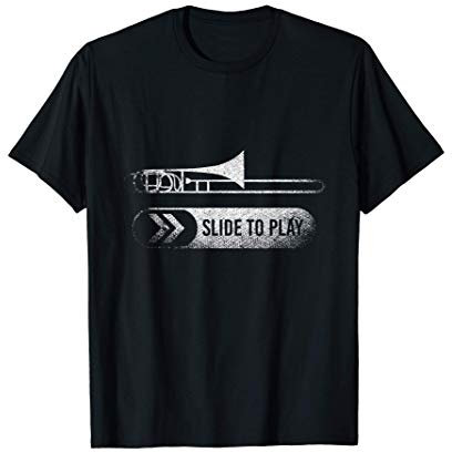 Musikinstrument Geschenk für Posaunist Jazz Musik Posaune T-Shirt