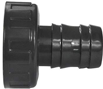 Boni-Shop PVC Schlauchtülle mit Überwurfmutter in verschiedenen Größen (2 IG x 50 mm)