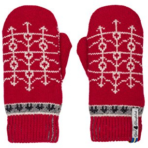 ÖJBRO VANTFABRIK – Fäustlinge, 4-lagig, Größen S (6), M (7-9), L (10-11), aus 100% Merinowolle, unisex, warm & weich, folkloristisches nordisches Design