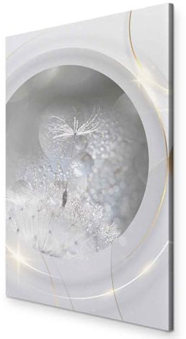 murando - Akustikbild Pusteblume Bilder Akustikschaum Hochleistungsschallabsorber Schallschutz Leinwand 1 tlg Wandbild Raumakustik Schalldämmung Blumen Natur Löwenzahn b-C-0756-b-a