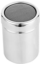MUCKLILY Seasoning Shaker Pepper Sugar Powder Sifter Small Stainless Steel Mesh Cooking Shaker Magnetic Lid Suitable for Baking and Kitchen Use